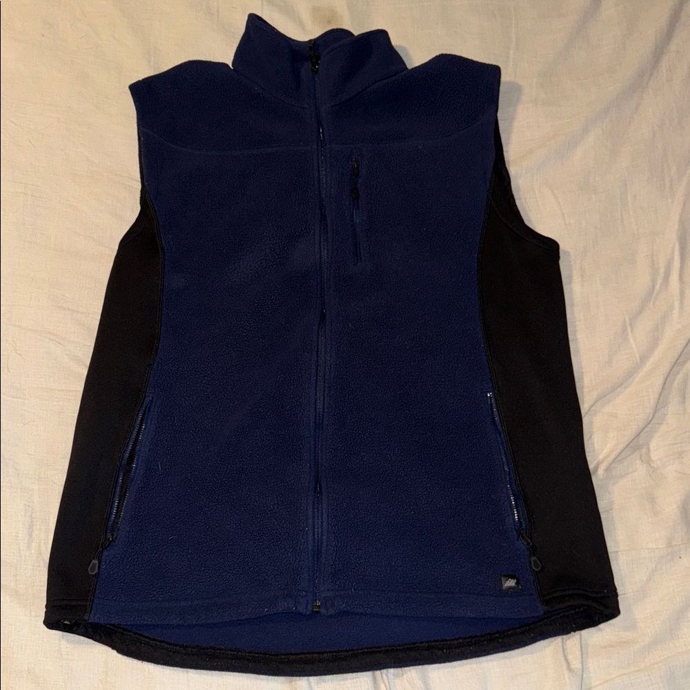 Eastern Mountain Sports Dark Blue Fleece Vest XL